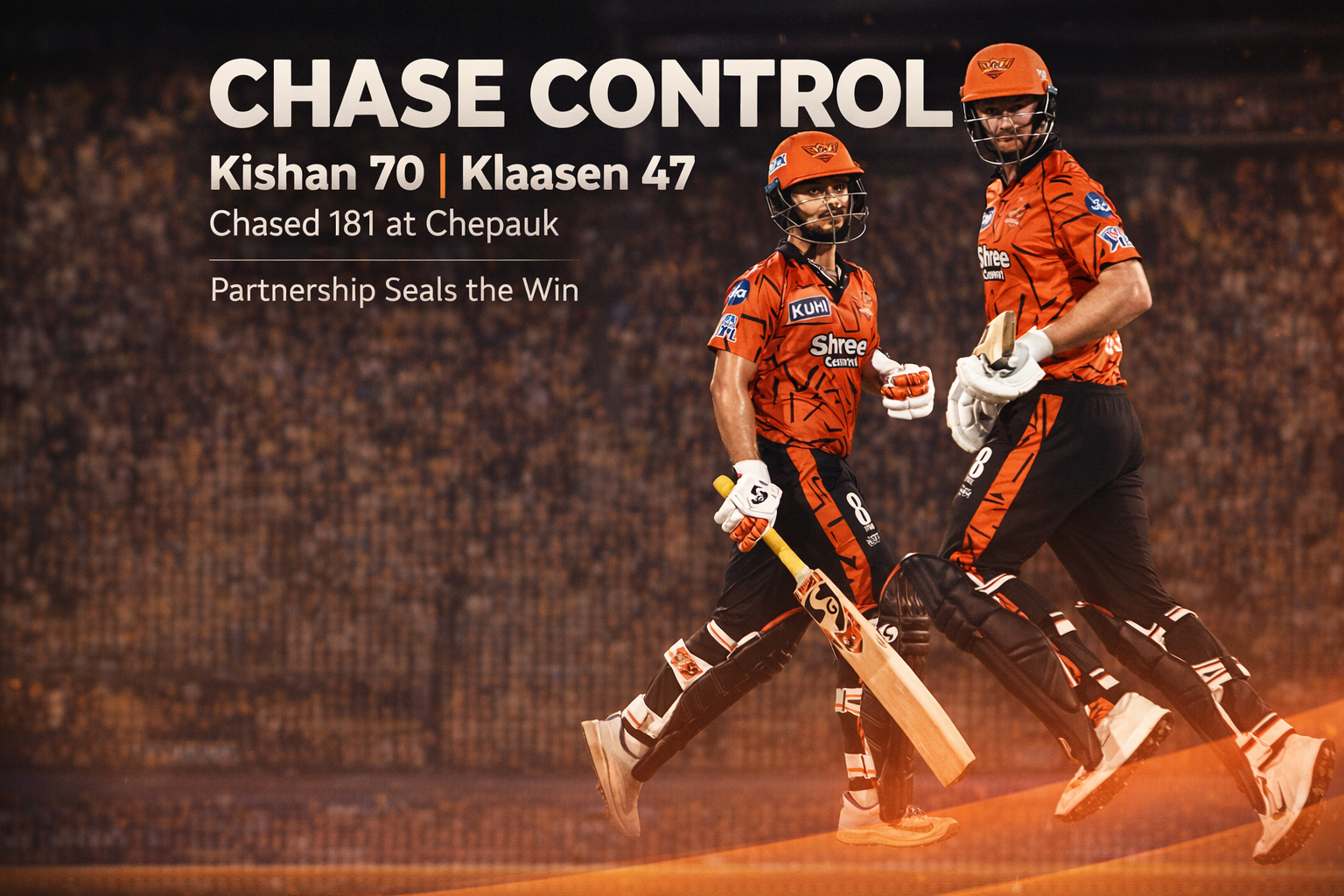 Ishan and Klaasen Crush CSK in Chepauk Run Chase