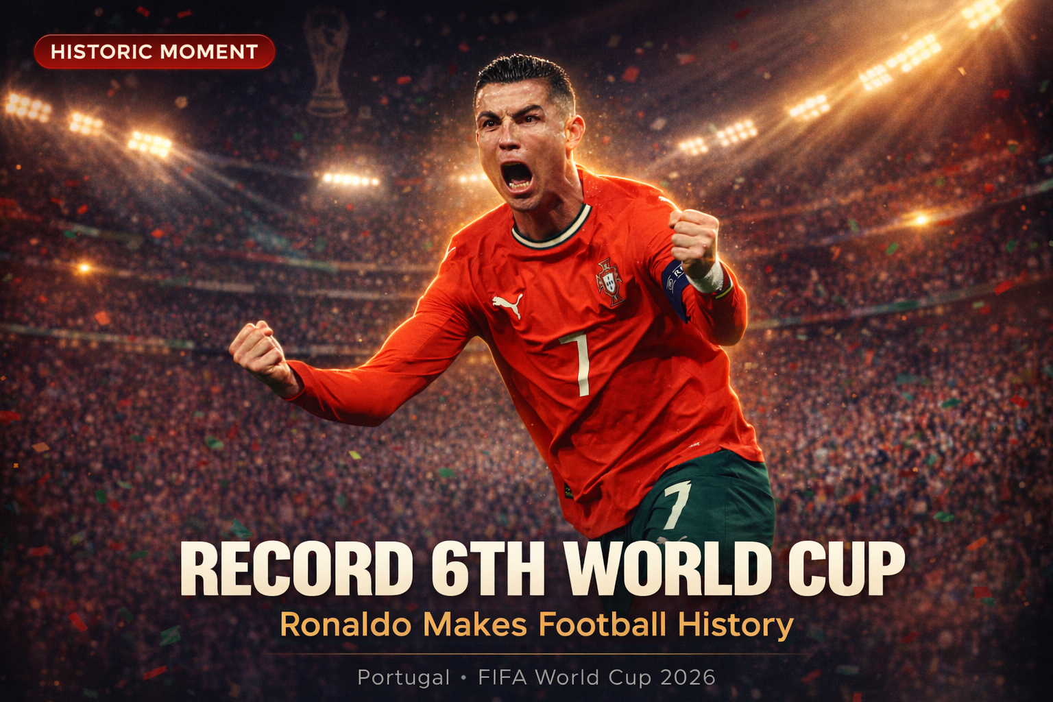 Ronaldo Makes History With Record Sixth World Cup Call-Up
