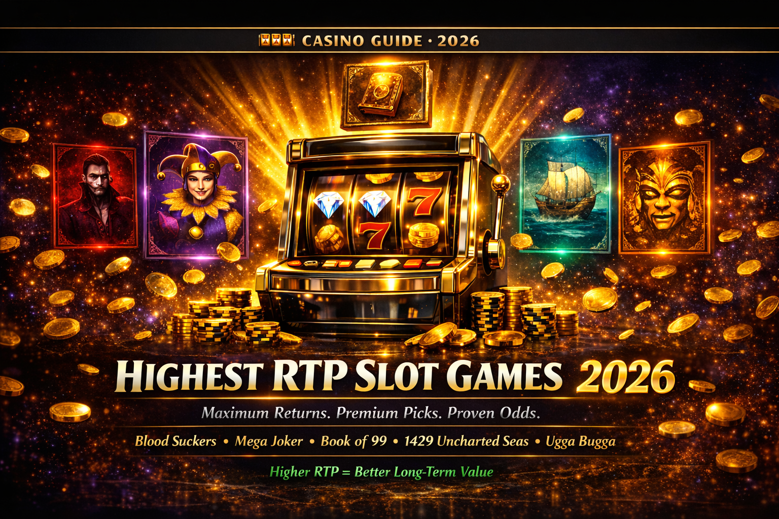 5 Highest RTP Slot Games Players Are Watching in 2026