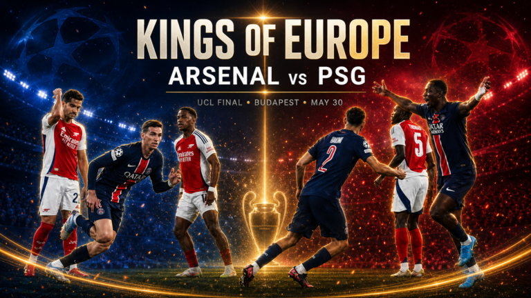 Arsenal Shift Focus to PSG After Historic Premier League Triumph