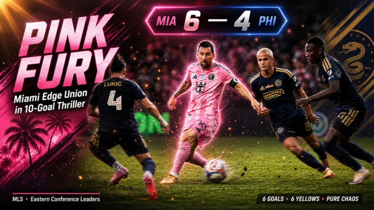 Inter Miami Survive 10-Goal MLS Chaos Against Philadelphia