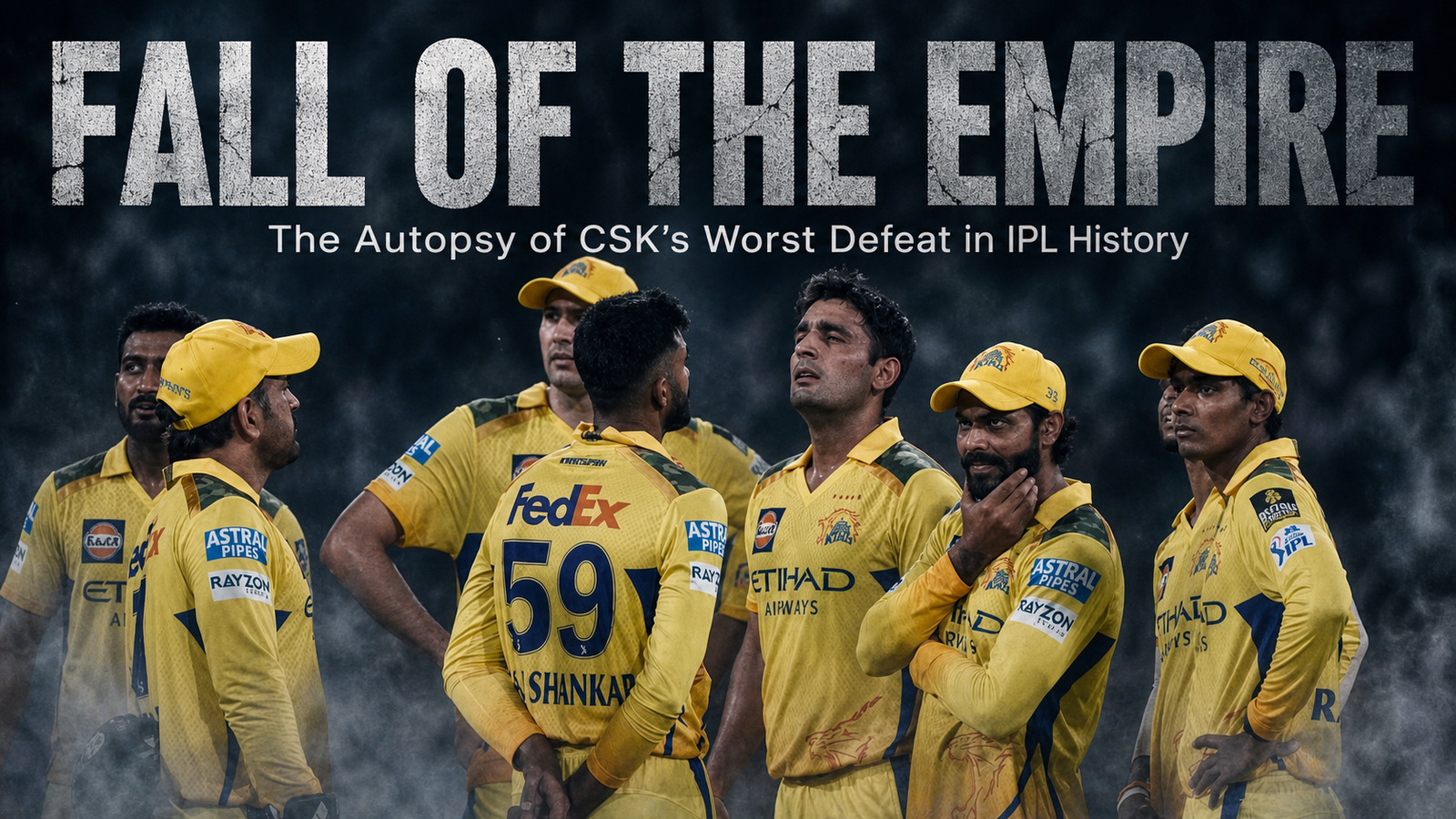 CSK Suffer Worst IPL Collapse as Gujarat Titans End Playoff Dreams