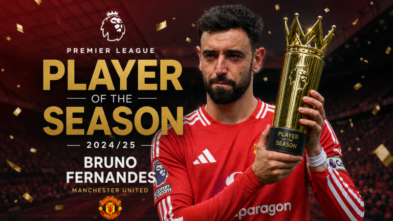 Bruno Fernandes Wins Premier League Player of the Season Award