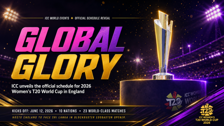 Women's T20 World Cup 2026 schedule