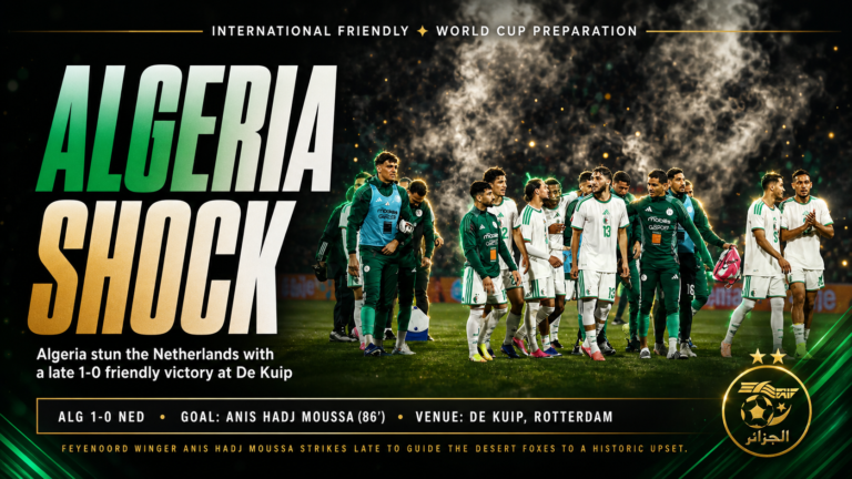 Algeria vs Netherlands friendly