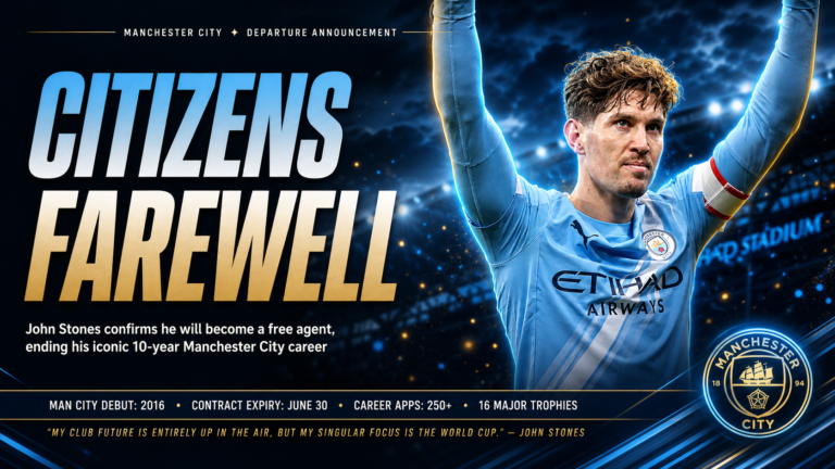 John Stones Manchester City exit