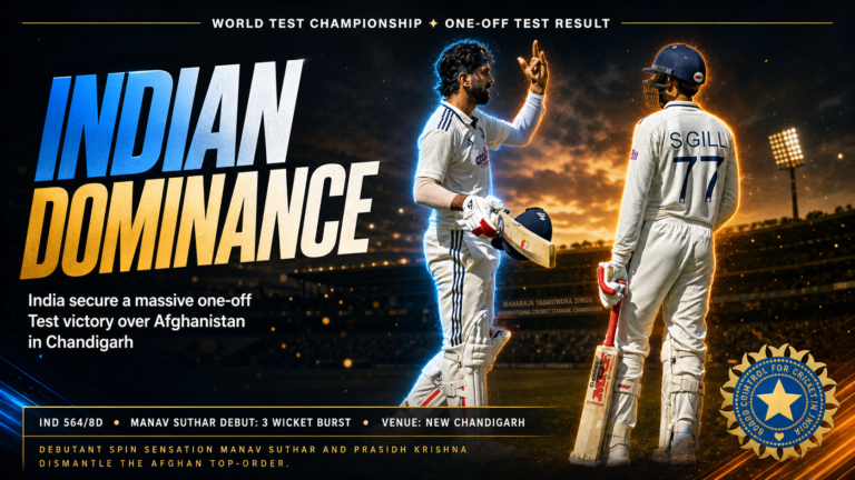 India vs Afghanistan Test