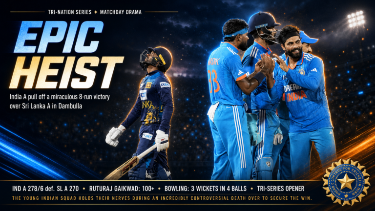 India A vs Sri Lanka A