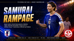 Japan vs Tunisia