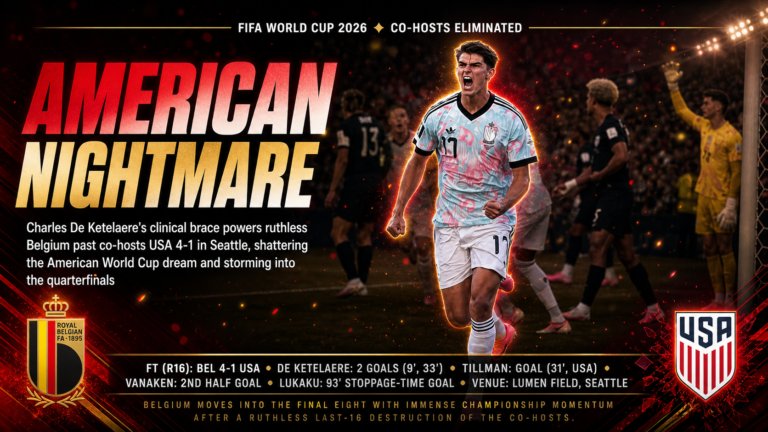 Belgium vs USA World Cup