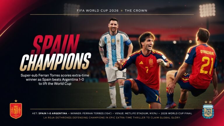Spain World Cup 2026 champions