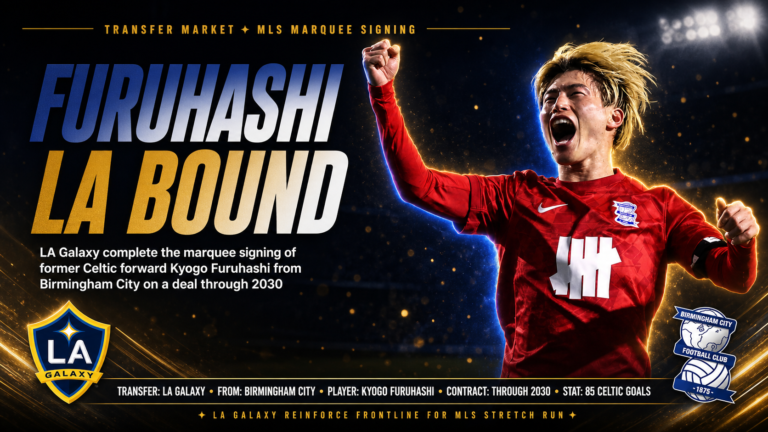 Kyōgo Furuhashi LA Galaxy transfer