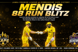 Kamindu Mendis 88 Colombo Kaps