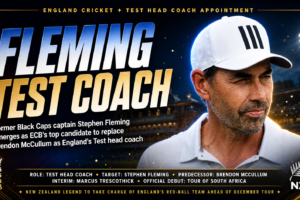 Stephen Fleming England Test coach