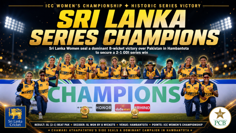Sri Lanka Women vs Pakistan Women ODI series