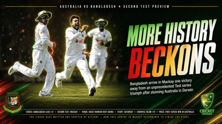 Bangladesh second Test Mackay