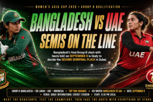 Bangladesh Women's Asia Cup 2026 fixtures
