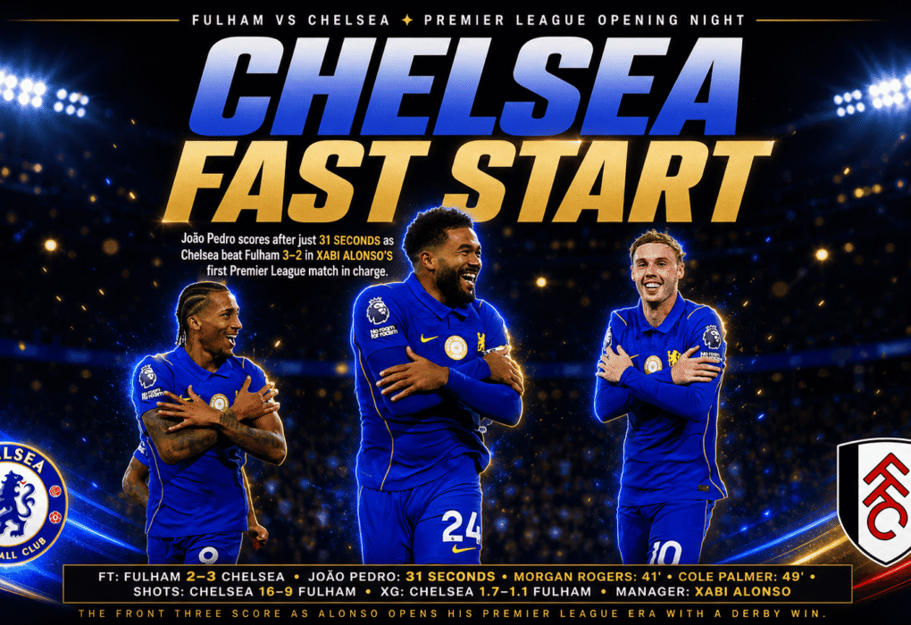 Chelsea beat Fulham 3-2 Alonso debut