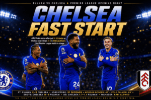 Chelsea beat Fulham 3-2 Alonso debut