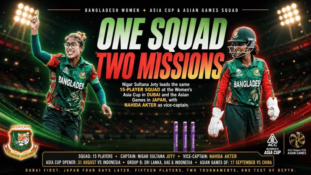 Bangladesh Women Asia Cup 2026 squad