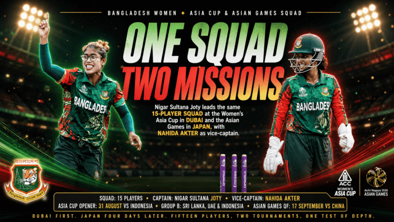 Bangladesh Women Asia Cup 2026 squad