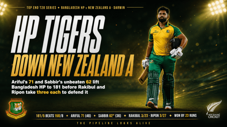 Bangladesh HP New Zealand A result