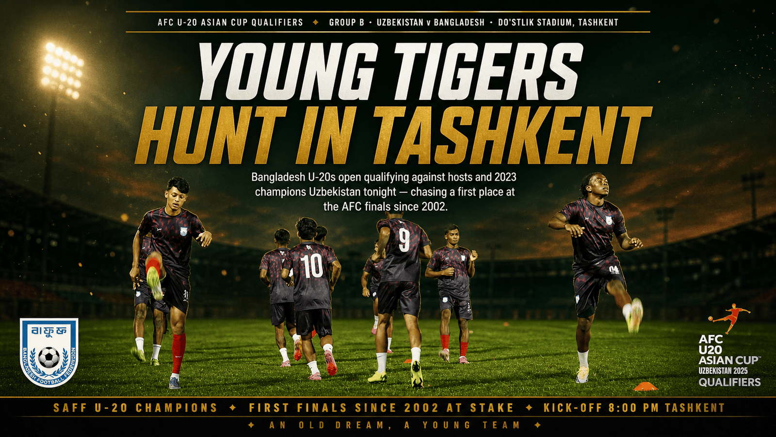 Bangladesh U20 Uzbekistan qualifier