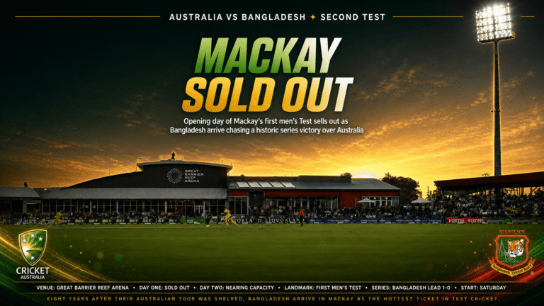 Mackay Test sold out