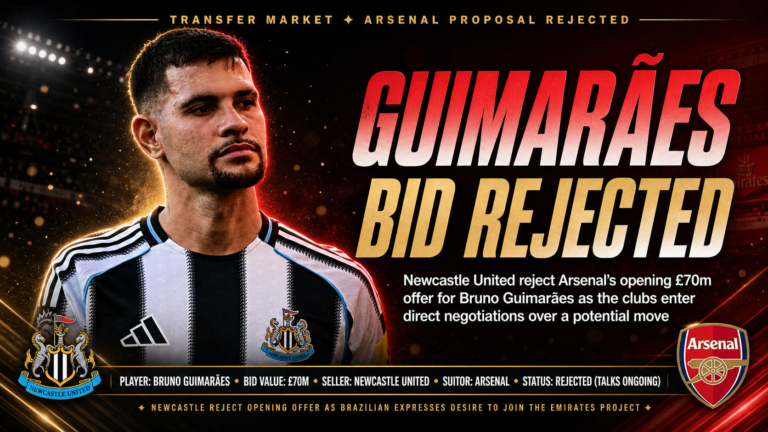 Bruno Guimarães Arsenal transfer