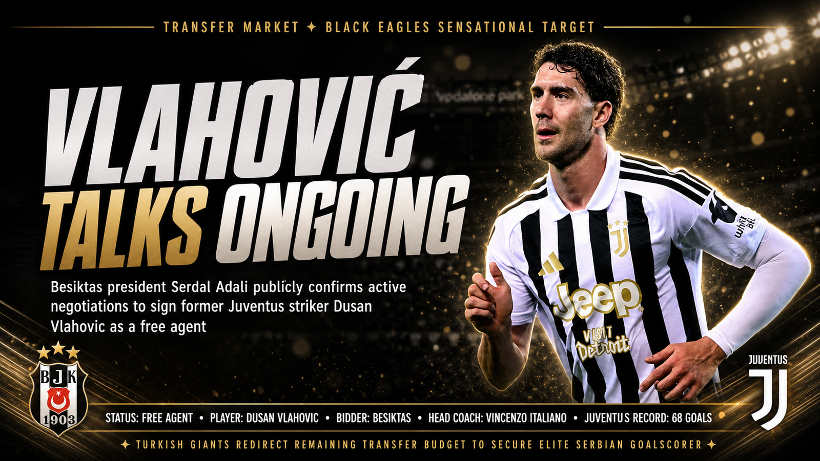Dusan Vlahovic Besiktas transfer