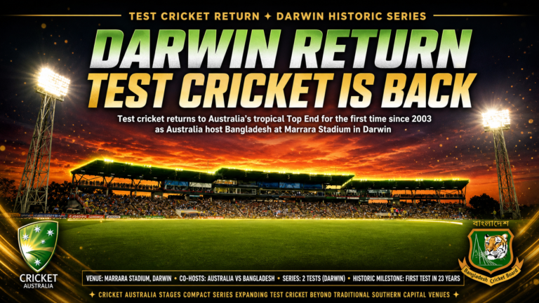 Australia Bangladesh Darwin Test preview
