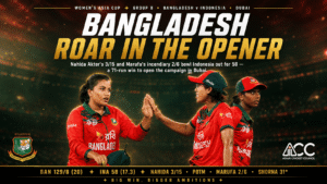 Bangladesh women Indonesia Asia Cup result