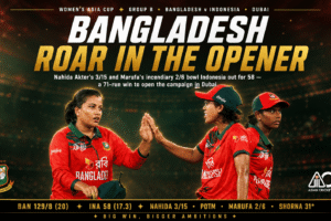 Bangladesh women Indonesia Asia Cup result