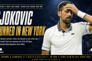 Djokovic US Open first round loss