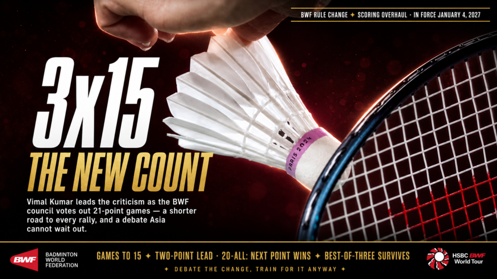 BWF 3x15 scoring system